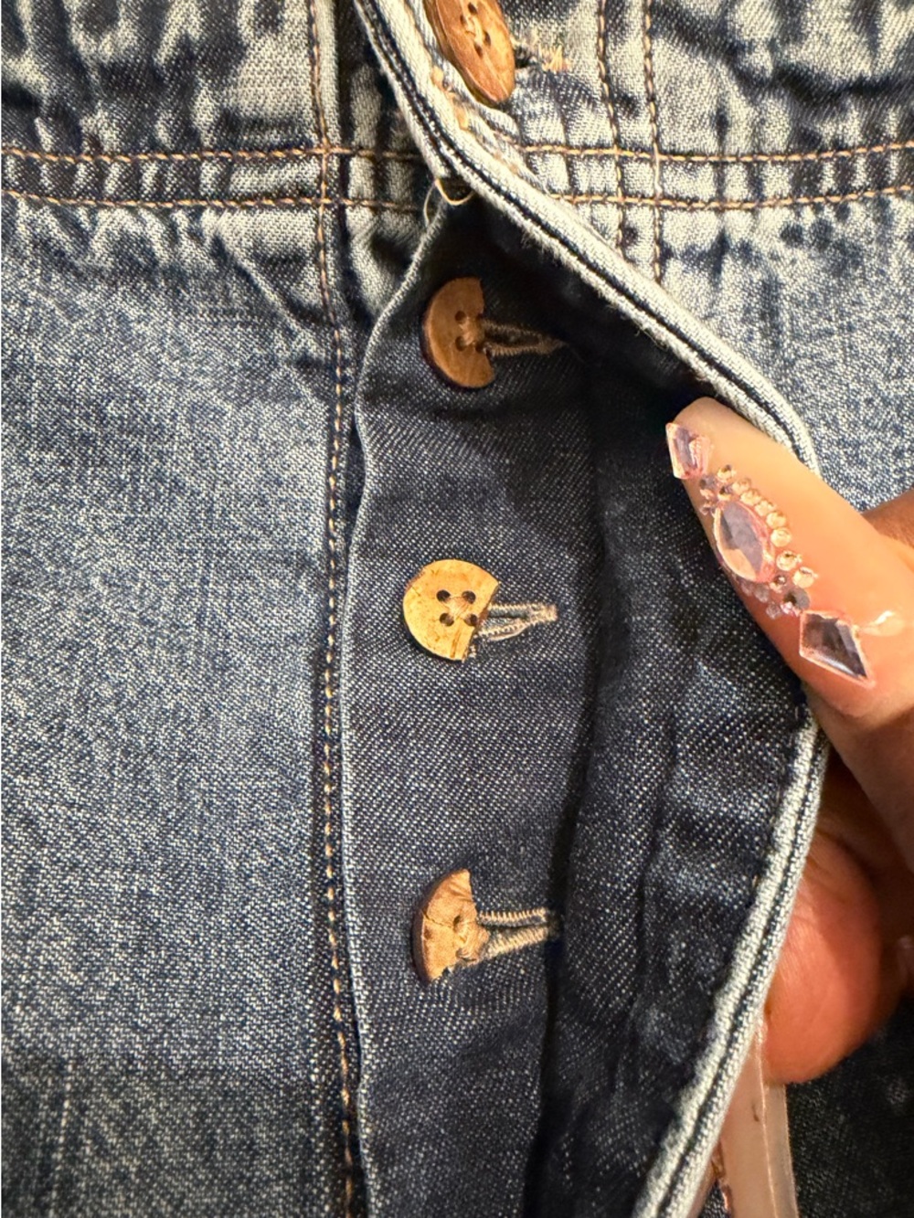 We The Free Love Me Not Bloomer Jean🔥 XS Oversized waist size18 read description - Picture 5 of 7